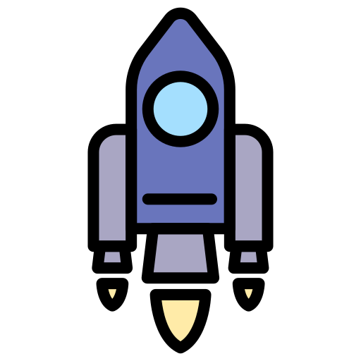 cohete espacial Generic color lineal-color icono