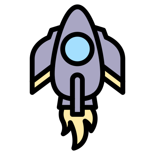 rakieta kosmiczna Generic color lineal-color ikona