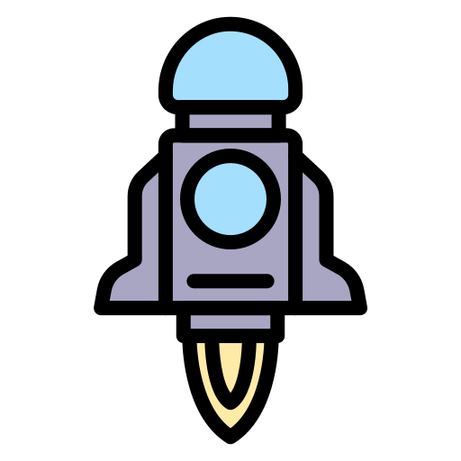 宇宙ロケット Generic color lineal-color icon