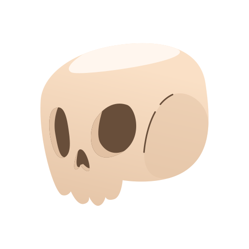두개골과 뼈 Generic gradient fill icon