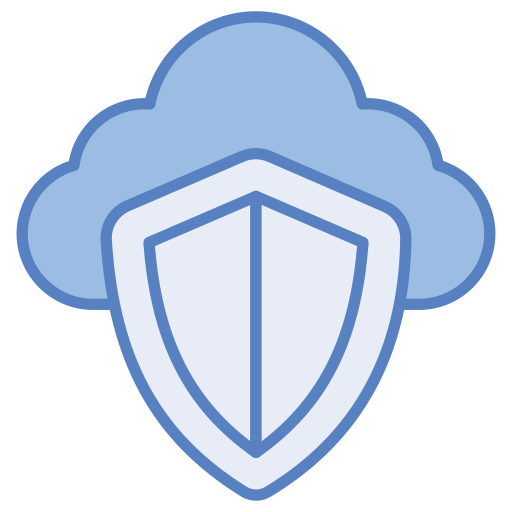 sicurezza nel cloud Generic color lineal-color icona