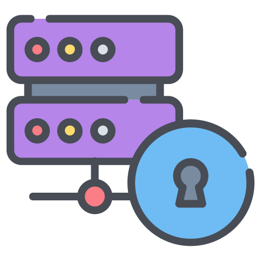Безопасный сервер Generic color lineal-color иконка
