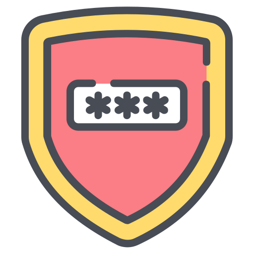 passwortschutz Generic color lineal-color icon