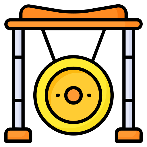 Gong Generic color lineal-color icon