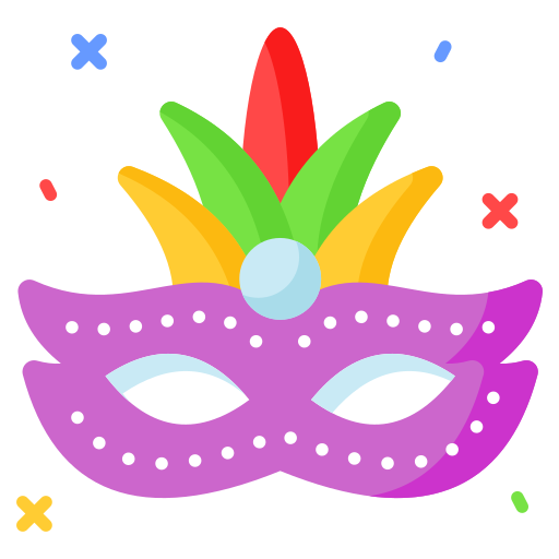 mascara de carnaval Generic color fill Ícone