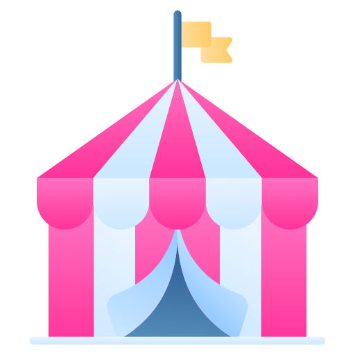 서커스 텐트 Generic gradient fill icon