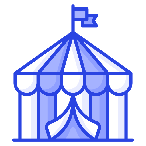 tenda da circo Generic color lineal-color icona