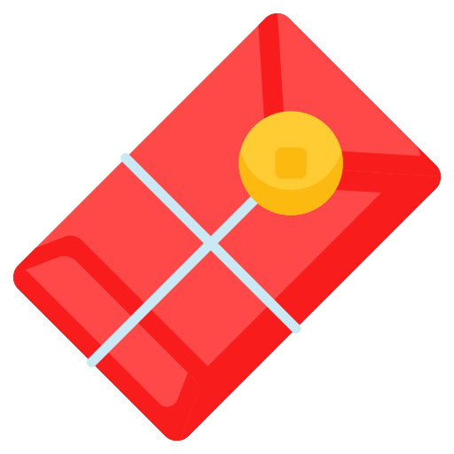 Red envelope Generic color fill icon