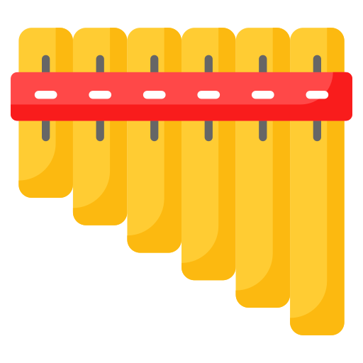 flauta de pan Generic color fill icono