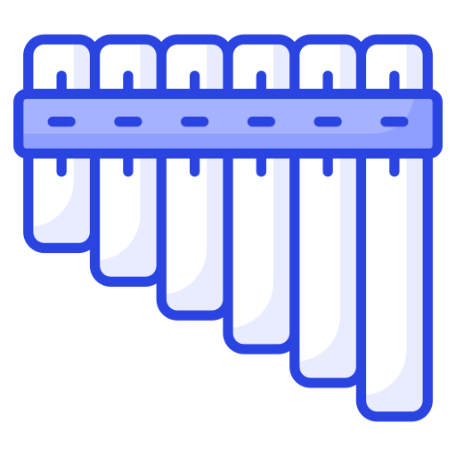 flauta de pan Generic color lineal-color icono