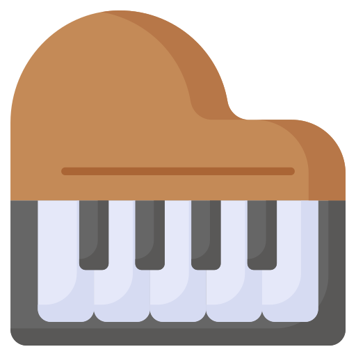 ピアノ Generic color fill icon