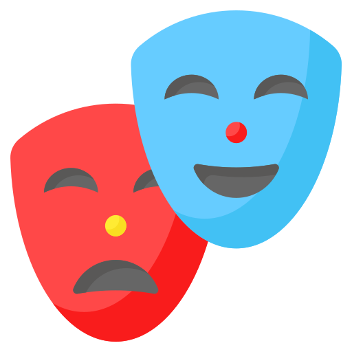 masques de théâtre Generic color fill Icône