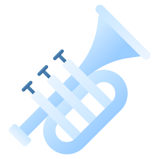trompette Generic gradient fill Icône