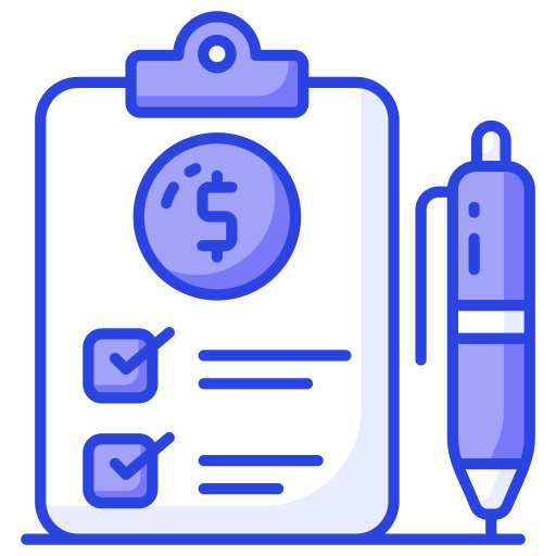 Financial document Generic color lineal-color icon