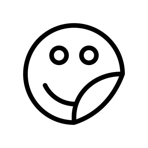 Emoticon Generic black outline icon