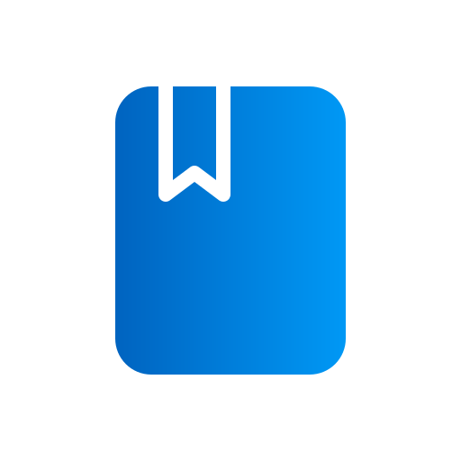 Book Generic gradient fill icon