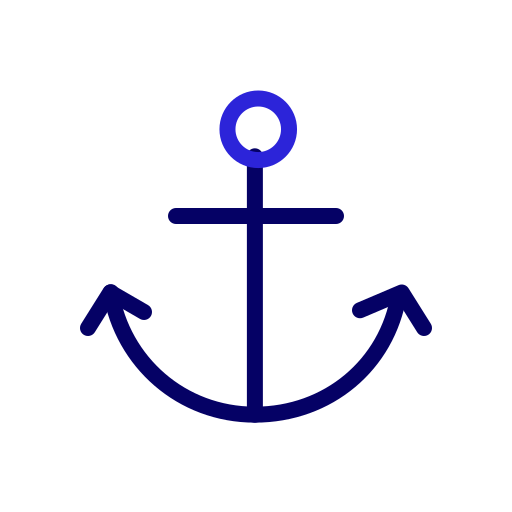 Anchor Generic color outline icon