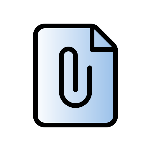 File Generic gradient lineal-color icon