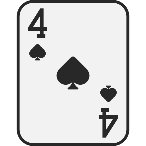 Four of spades Generic color lineal-color icon