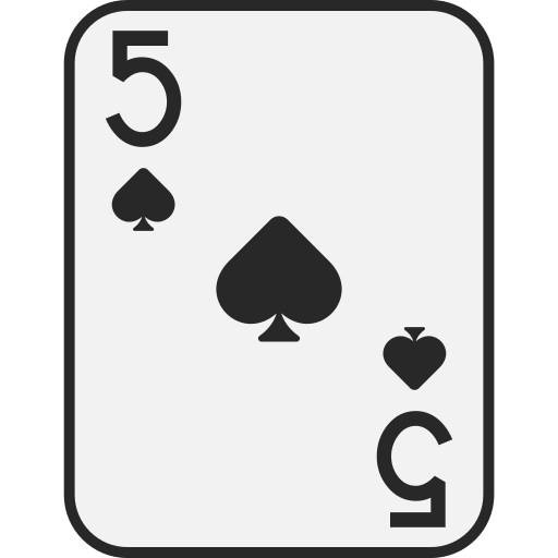 Five of spades Generic color lineal-color icon