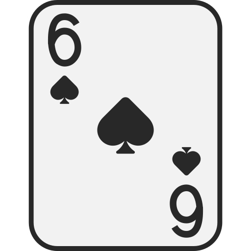 Six of spades Generic color lineal-color icon