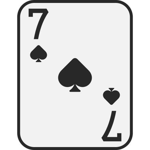Seven of spades Generic color lineal-color icon
