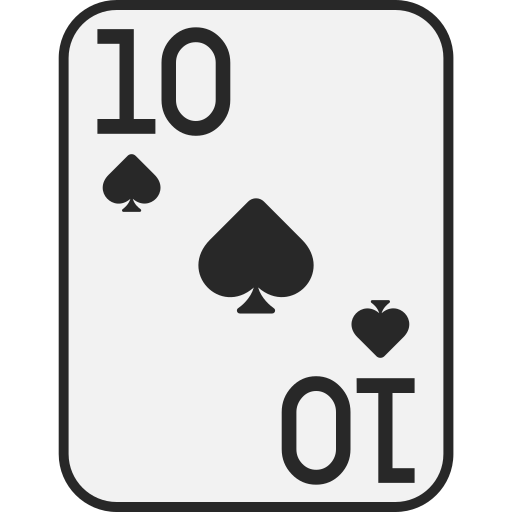 Ten of spades Generic color lineal-color icon