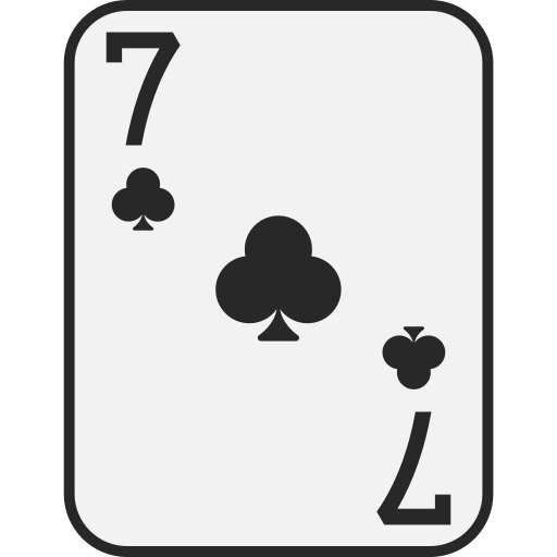 Seven of clubs Generic color lineal-color icon