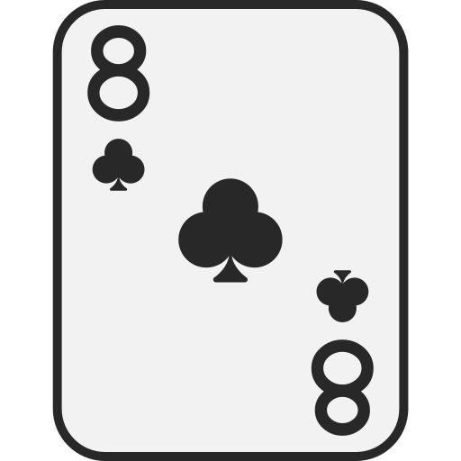 Eight of clubs Generic color lineal-color icon
