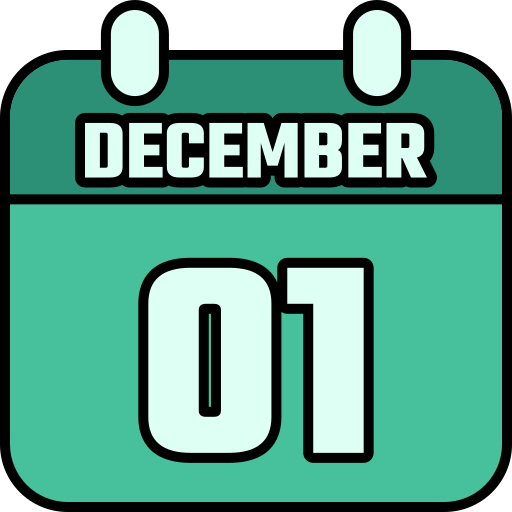 1. dezember Generic color lineal-color icon