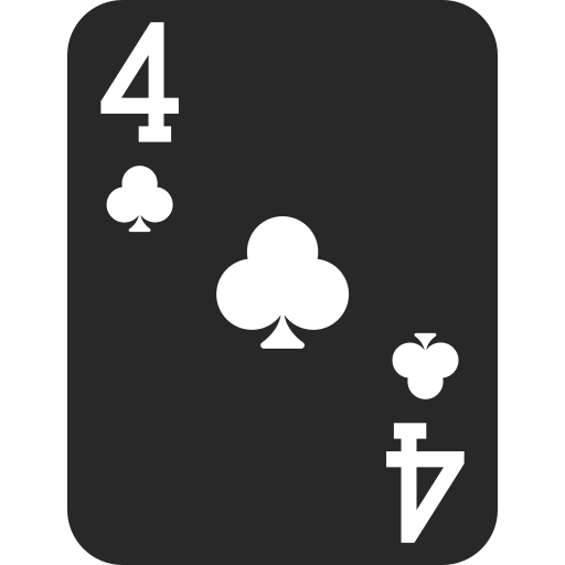Four of clubs Generic color fill icon