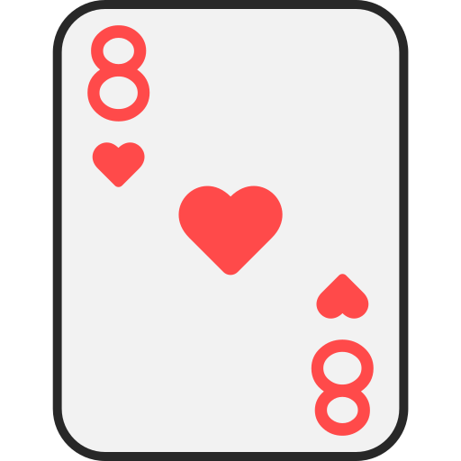 Eight of hearts Generic color lineal-color icon
