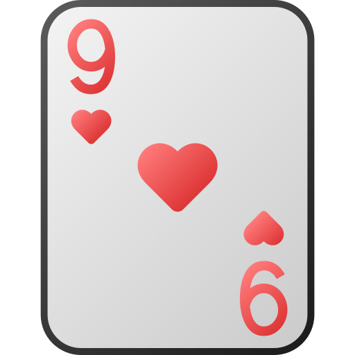 Nine of hearts Generic gradient fill icon