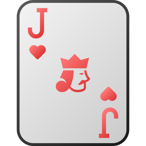 Jack of hearts Generic gradient fill icon