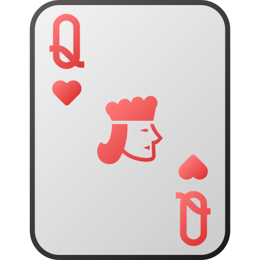 Queen of hearts Generic gradient fill icon