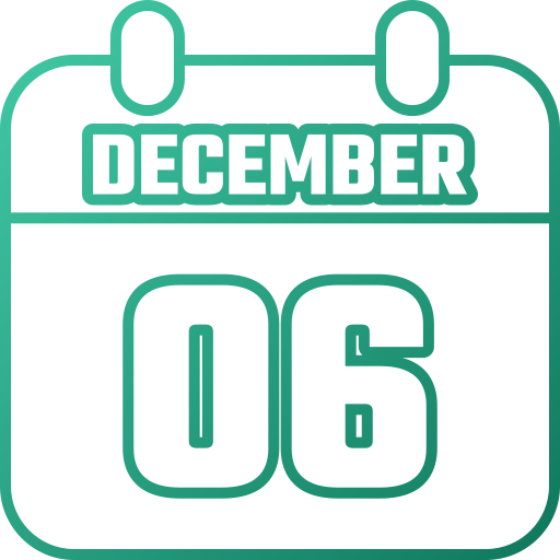 diciembre Generic gradient outline icono