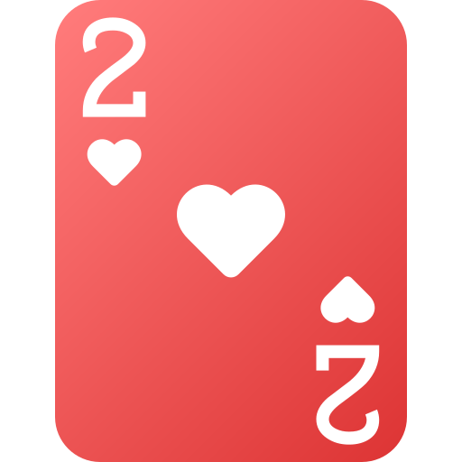 Two of hearts Generic gradient fill icon