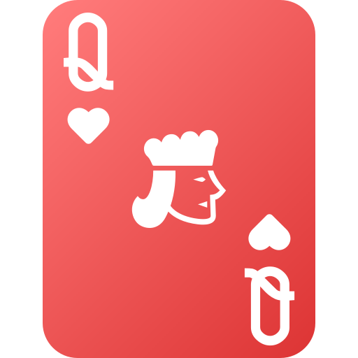 Queen of hearts Generic gradient fill icon