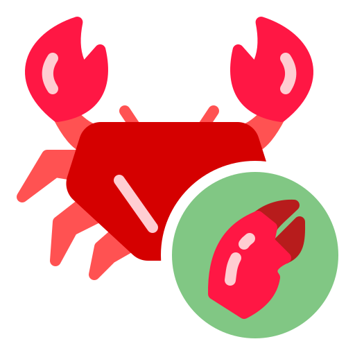 Crab Generic color fill icon