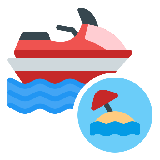 moto acuática Generic color fill icono