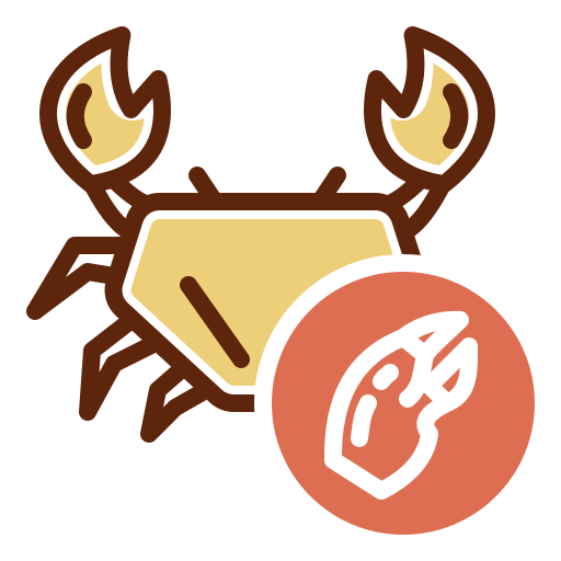 Crab Generic color lineal-color icon
