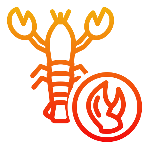 Lobster Generic gradient outline icon