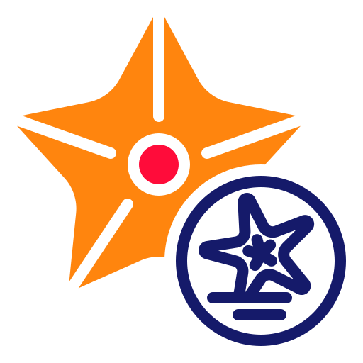 морская звезда Generic color fill иконка