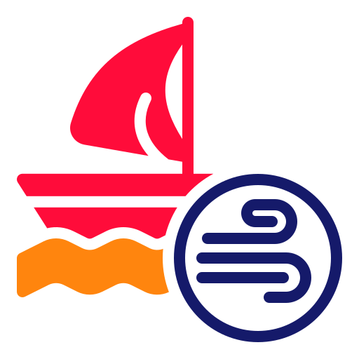Лодка Generic color fill иконка