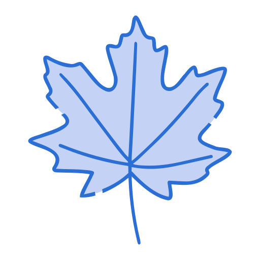 Maple leaf Generic color lineal-color icon