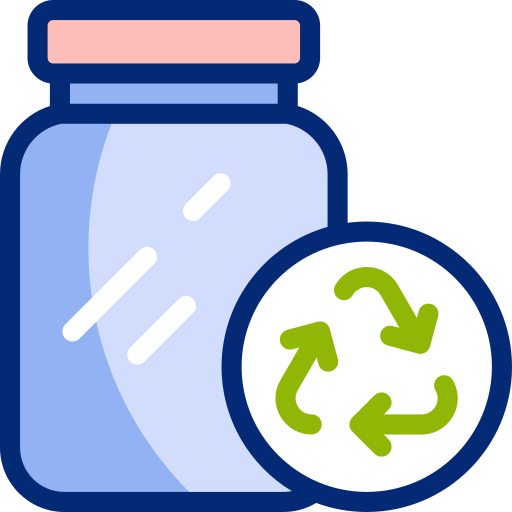 Glass jar Basic Accent Lineal Color icon