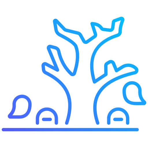 árbol seco Generic gradient outline icono