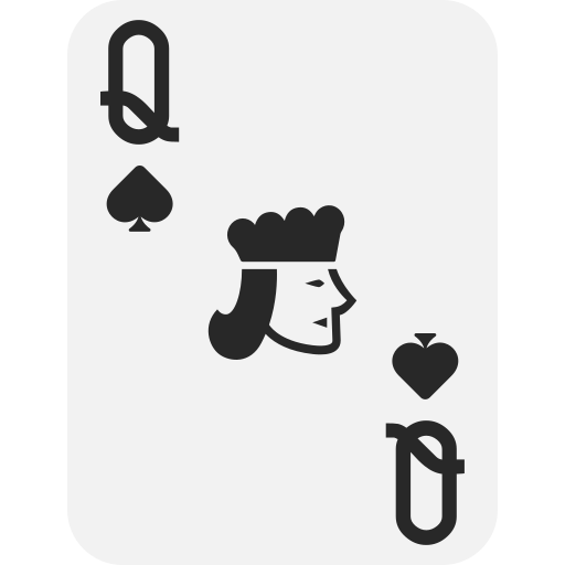 Queen of spades Generic color fill icon