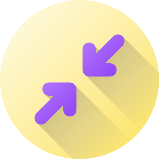Minimize Generic gradient fill icon