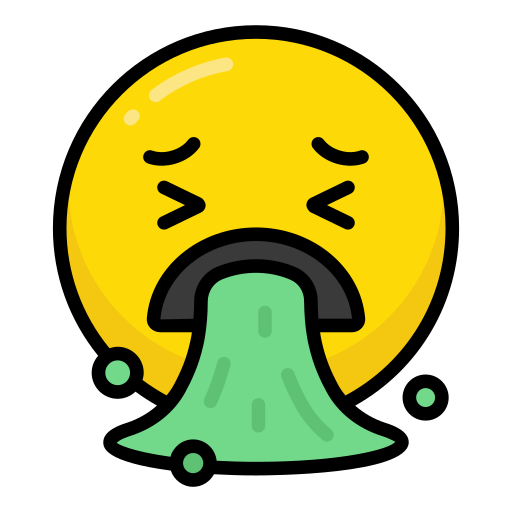 Vomiting Generic color lineal-color icon